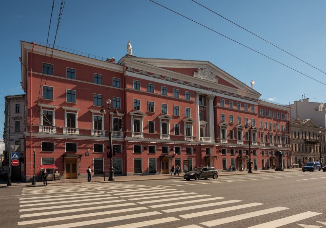 фасад дома, здание по адресу г Санкт-Петербург, Невский пр-кт, д 68а